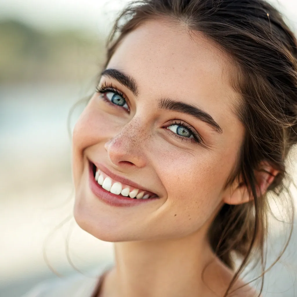 Portrait of a smiling young woman