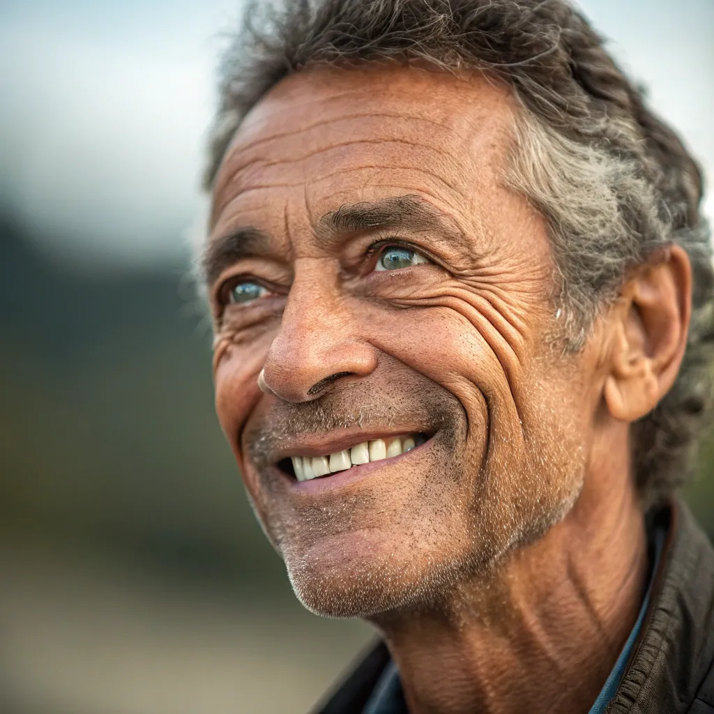 Portrait of a mature man smiling